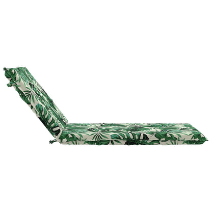 Sunlounger Cushion GEMERT 100% Polyester Leaf Pattern
