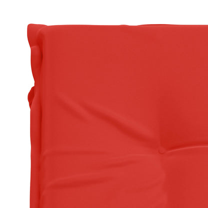 Sunlounger Cushion GEMERT 100% Polyester Red 190 x 80 x 9 cm