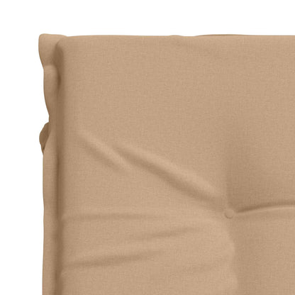 Sunlounger Cushion GEMERT 100% Polyester Sand 190 x 90 x 9 cm