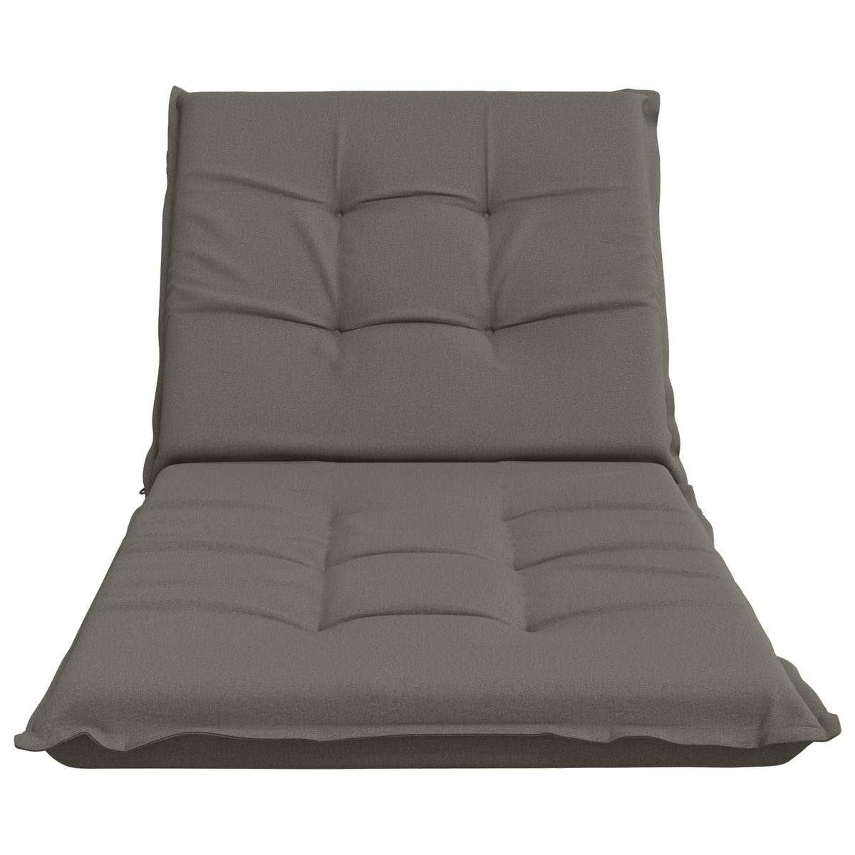 Sunlounger Cushion GEMERT 100% Polyester Grey 190 x 90 x 9 cm