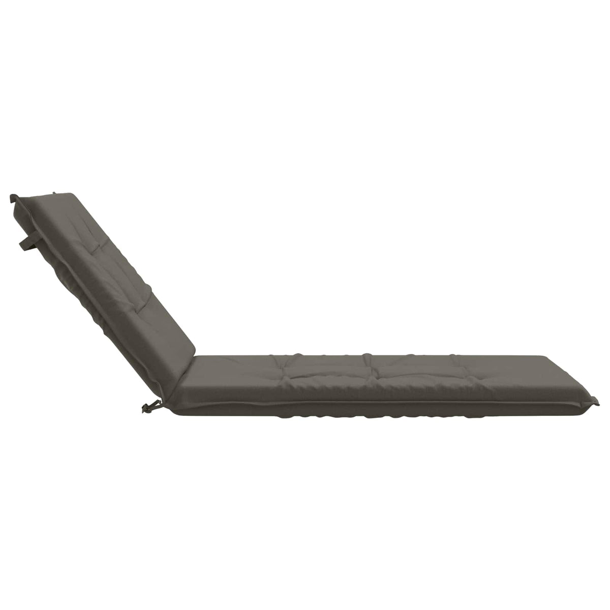 Sunlounger Cushion GEMERT 100% Polyester Grey 190 x 90 x 9 cm