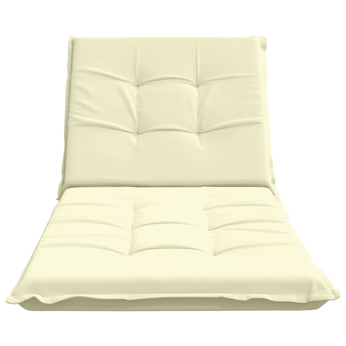 Sunlounger Cushion GEMERT 100% Polyester Cream 190 x 90 x 9 cm