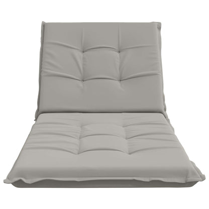 Sunlounger Cushion GEMERT 100% Polyester Grey 190 x 90 x 9 cm