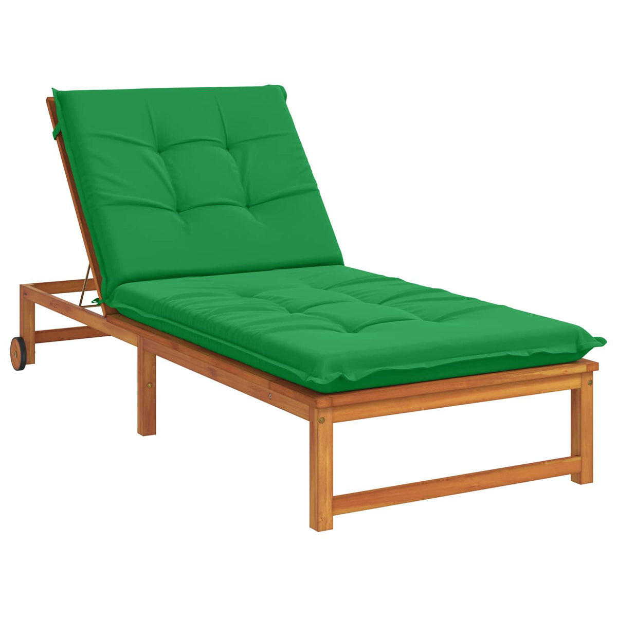 Sunlounger Cushion GEMERT 100% Polyester Green 190 x 90 x 9 cm