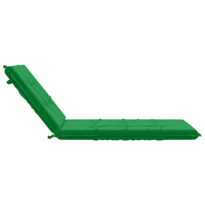 Sunlounger Cushion GEMERT 100% Polyester Green 190 x 90 x 9 cm