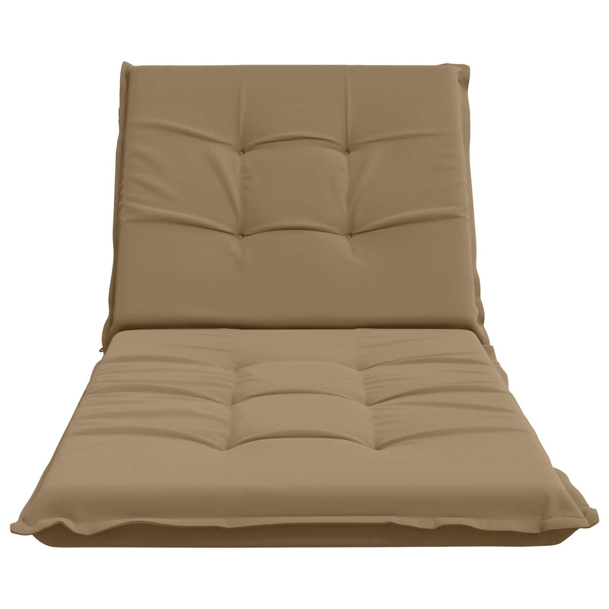 Sunlounger Cushion GEMERT 100% Polyester Taupe 190 x 90 x 9 cm