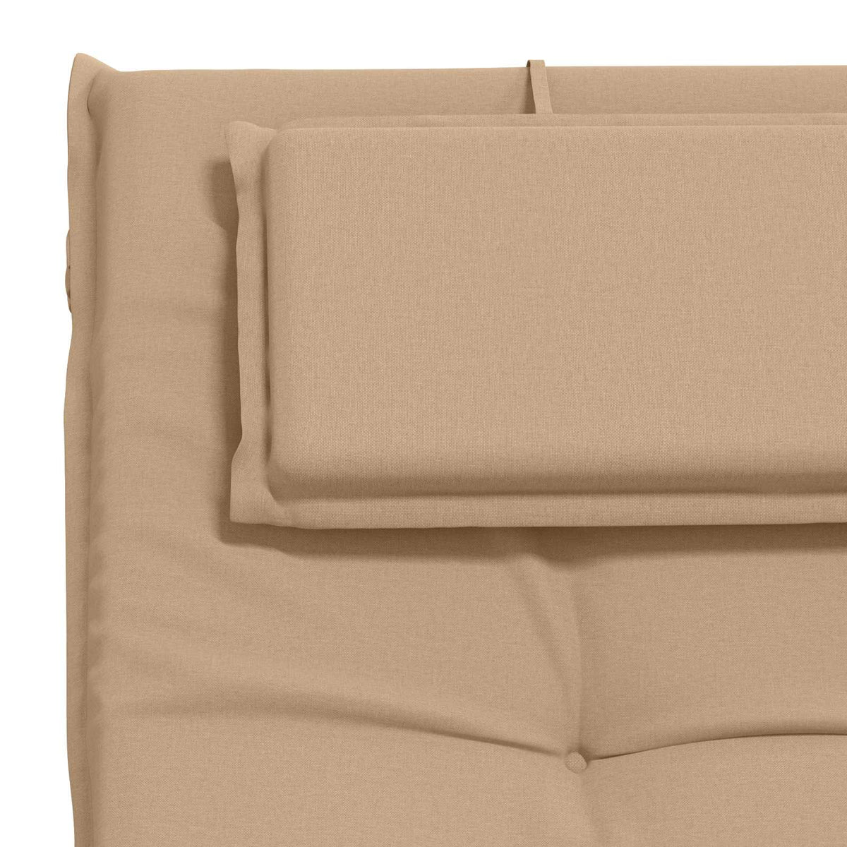 Sunlounger Cushion GEMERT 100% Polyester Sand 190 x 60 x 9 cm
