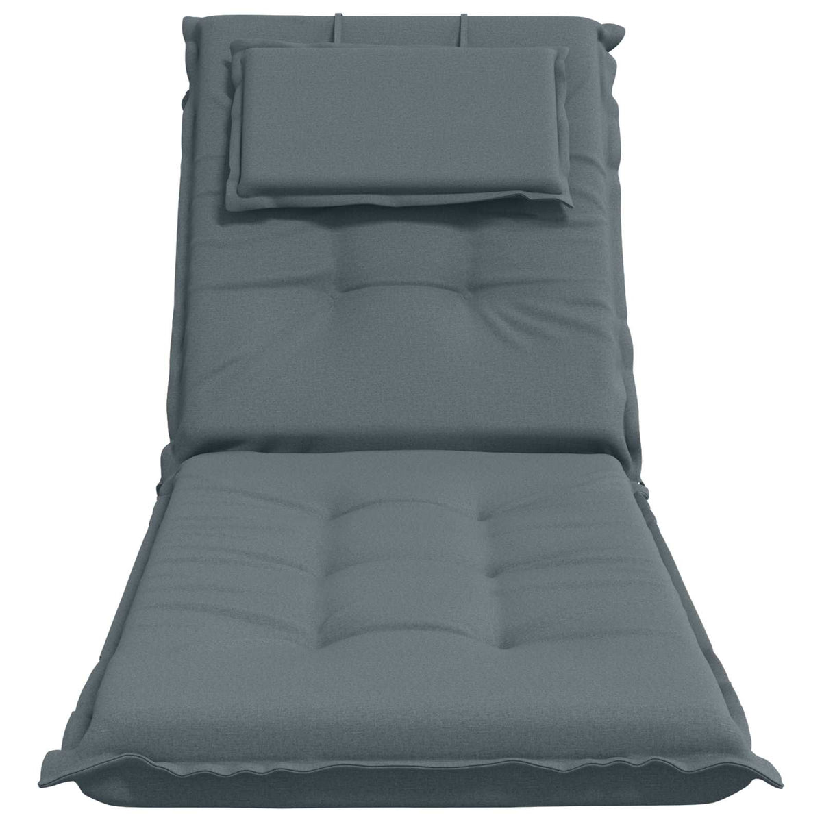 Sunlounger Cushion GEMERT 100% Polyester Blue 190 x 60 x 9 cm