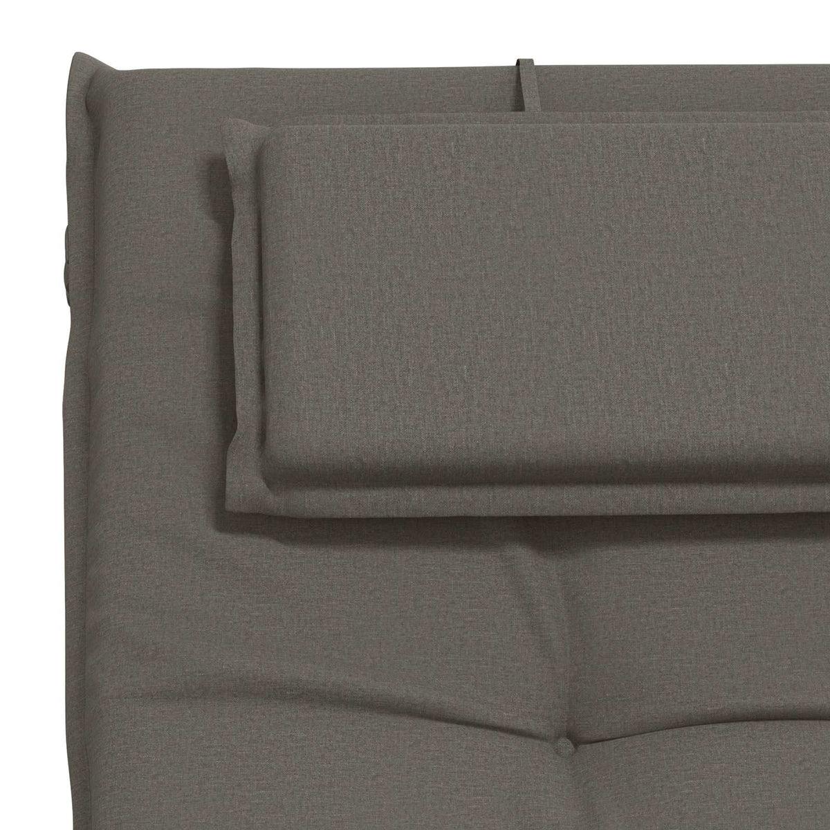 Sunlounger Cushion GEMERT 100% Polyester Grey 190 x 60 x 9 cm