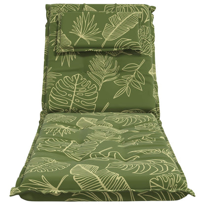 Sunlounger Cushion GEMERT 100% Polyester Leaf Design