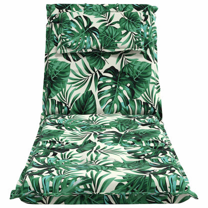Sunlounger Cushion GEMERT 100% Polyester Leaf Pattern
