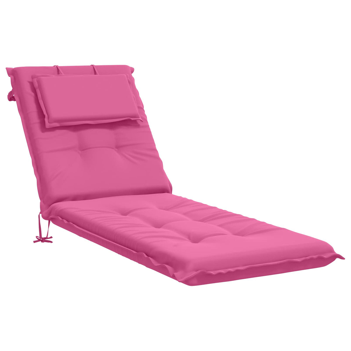 Sunlounger Cushion GEMERT 100% Polyester Pink 190 x 60 x 9 cm