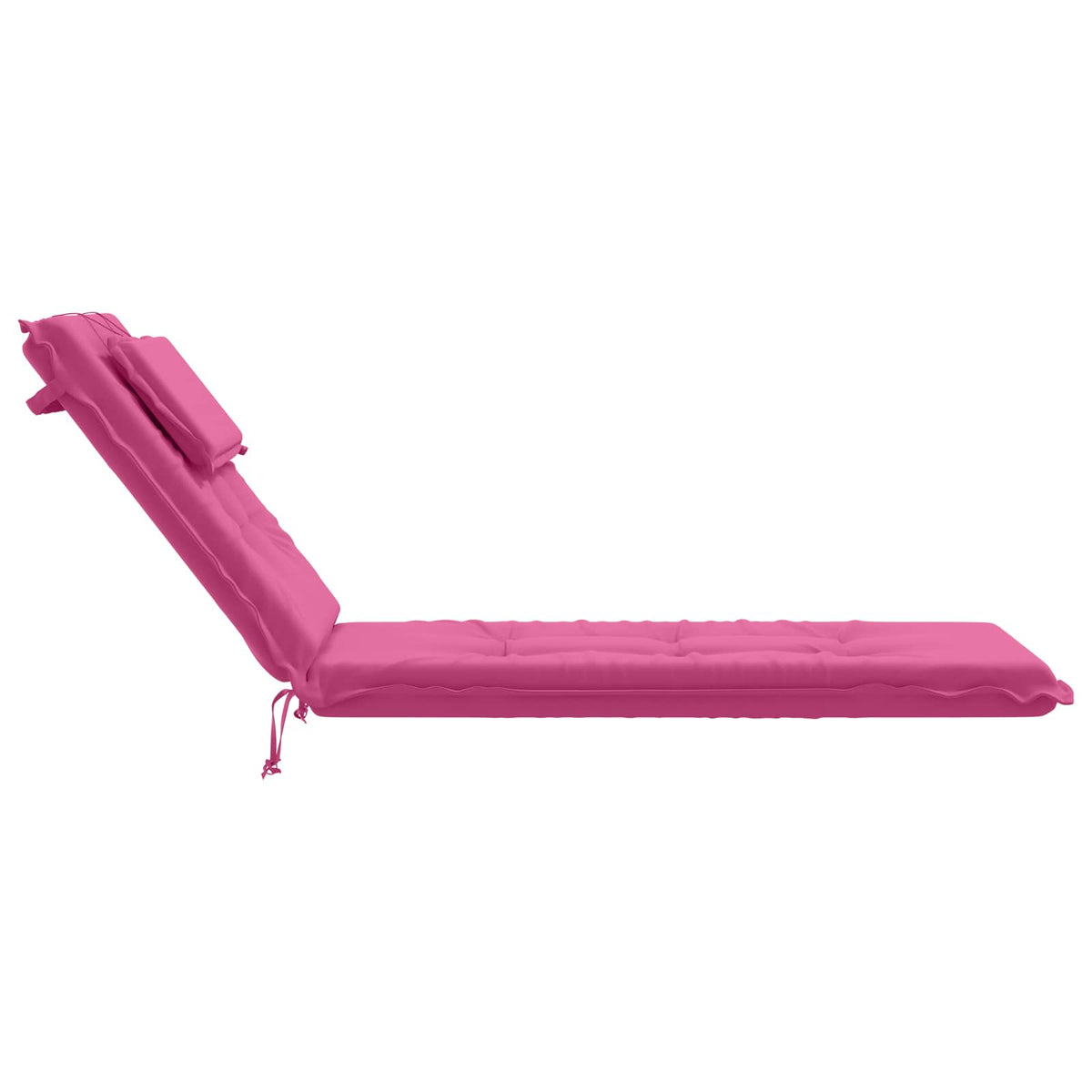 Sunlounger Cushion GEMERT 100% Polyester Pink 190 x 60 x 9 cm