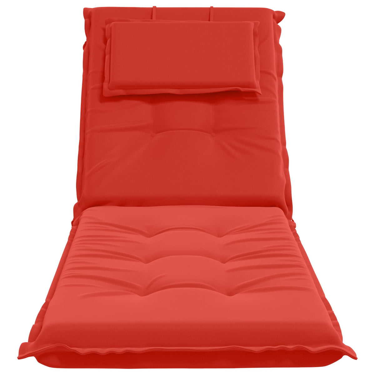 Sunlounger Cushion GEMERT 100% Polyester Red 190 x 60 x 9 cm