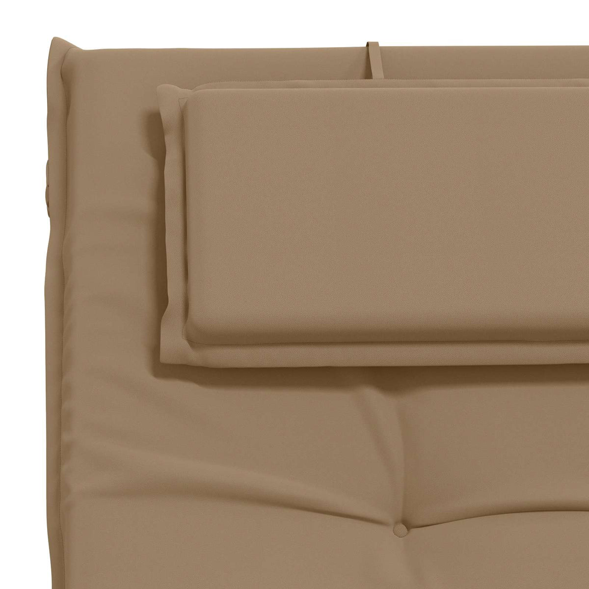 Sunlounger Cushion GEMERT 100% Polyester Taupe 190 x 60 x 9 cm