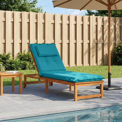 Sunlounger Cushion GEMERT 100% Polyester Turquoise