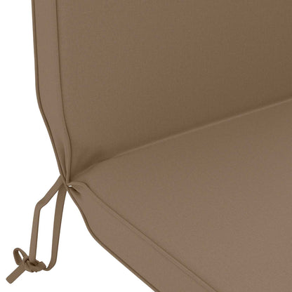 Sun Lounger Cushion 100% Polyester Taupe 55 x 124 x 5 cm