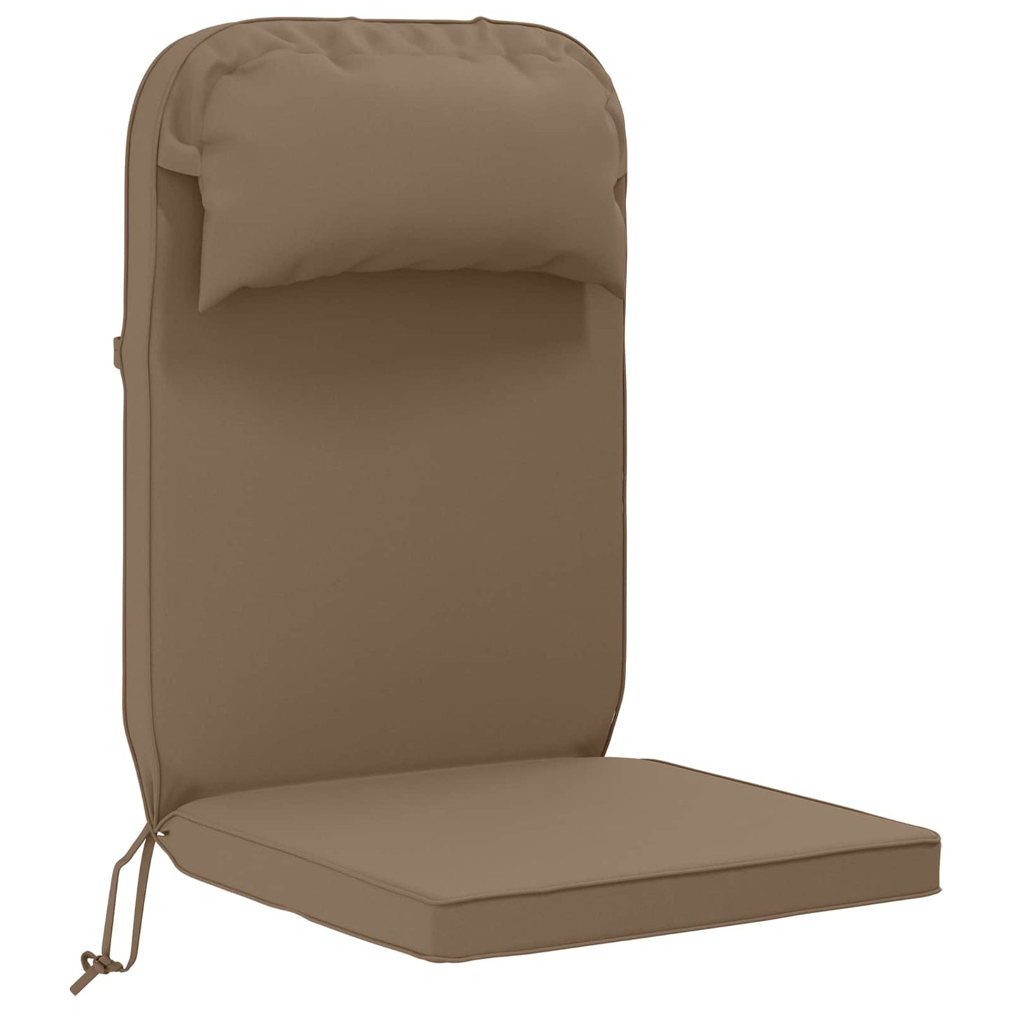 Sun Lounger Cushion 100% Polyester Taupe 55 x 124 x 5 cm