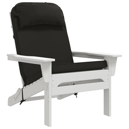 Sun Lounger Cushion 100% Polyester Black 55 x 124 x 5 cm