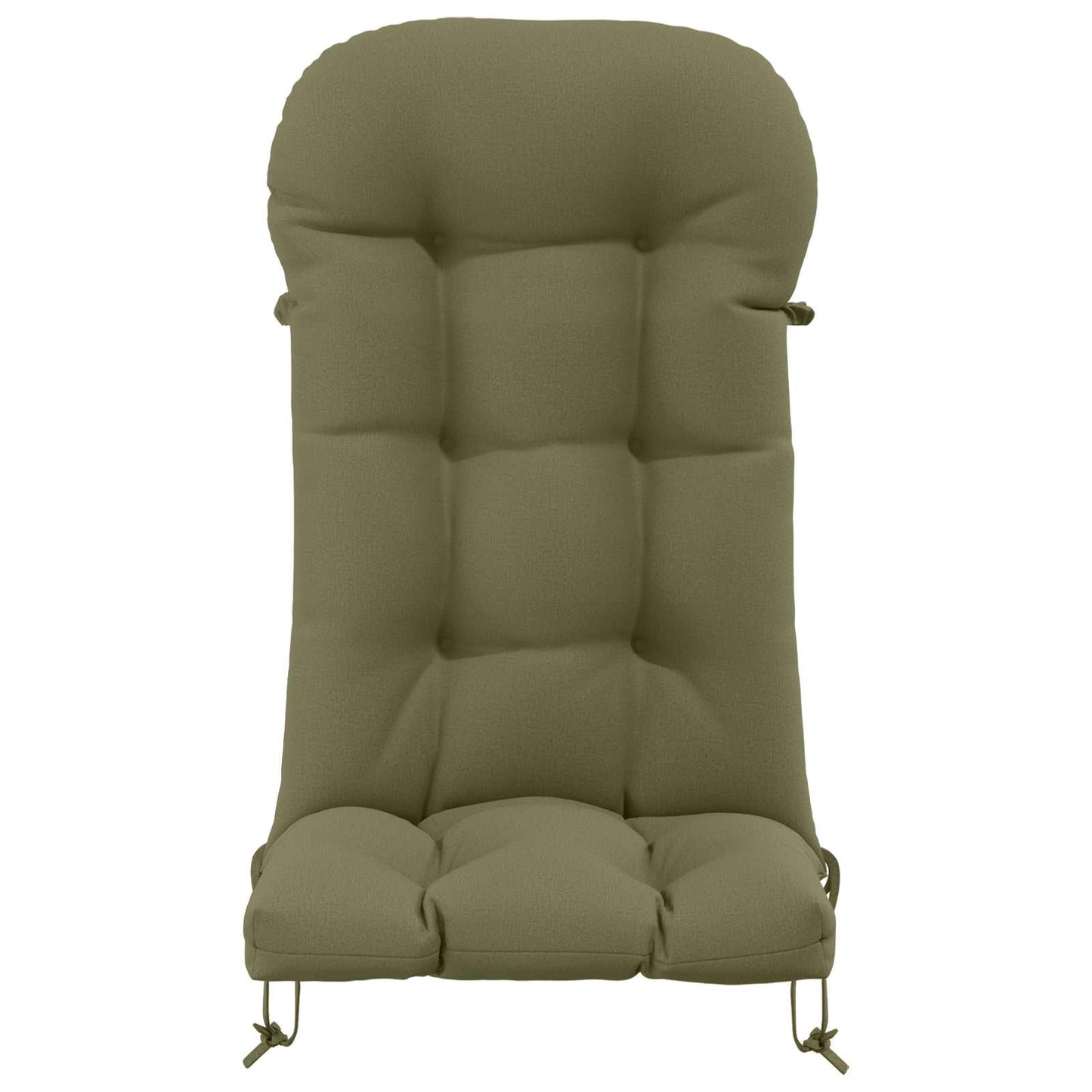 Sun Lounger Cushion PUTTEN 100% Polyester Olive Green