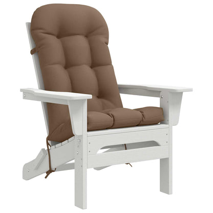 Sun Lounger Cushion PUTTEN 100% Polyester Taupe