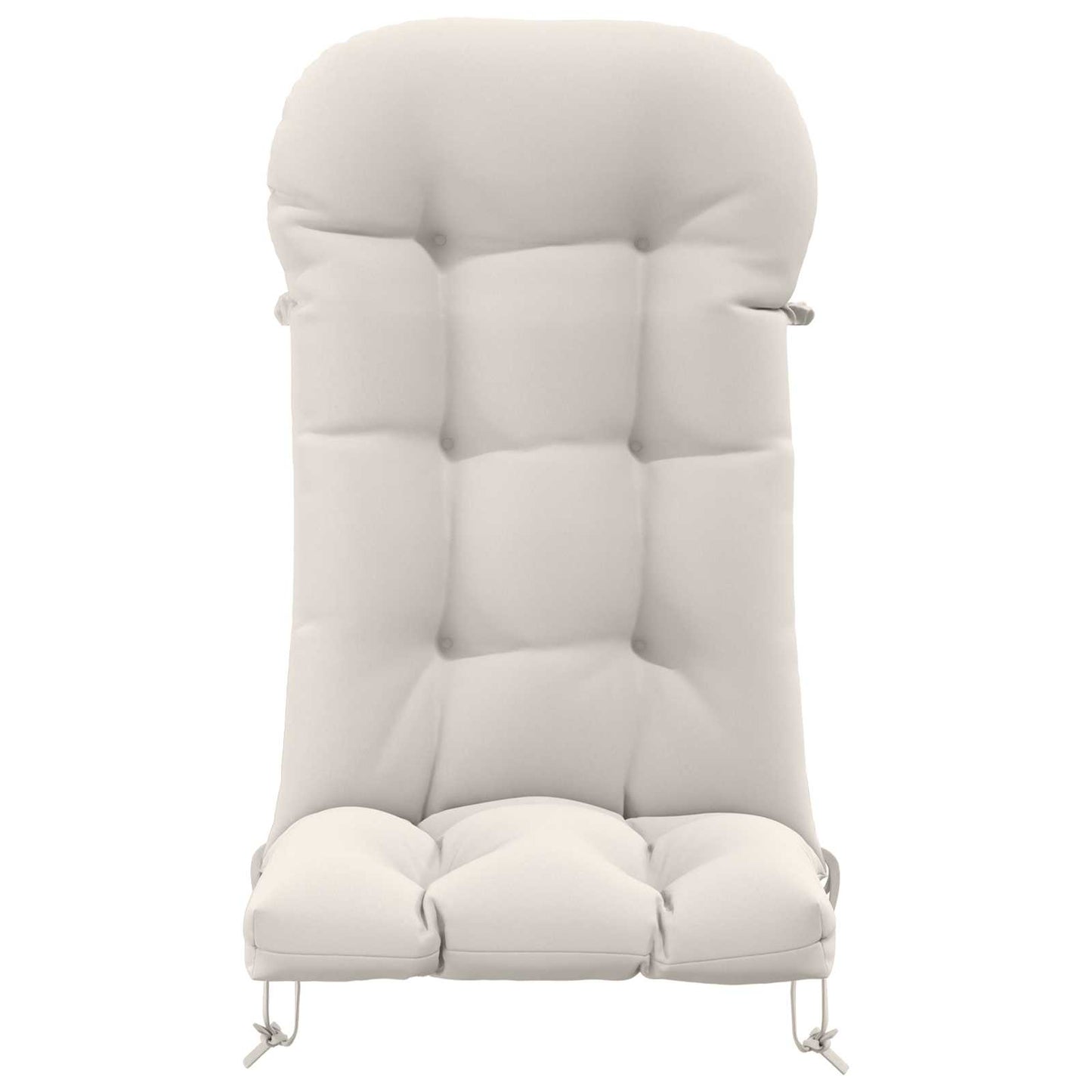 Sun Lounger Cushion PUTTEN 100% Polyester White