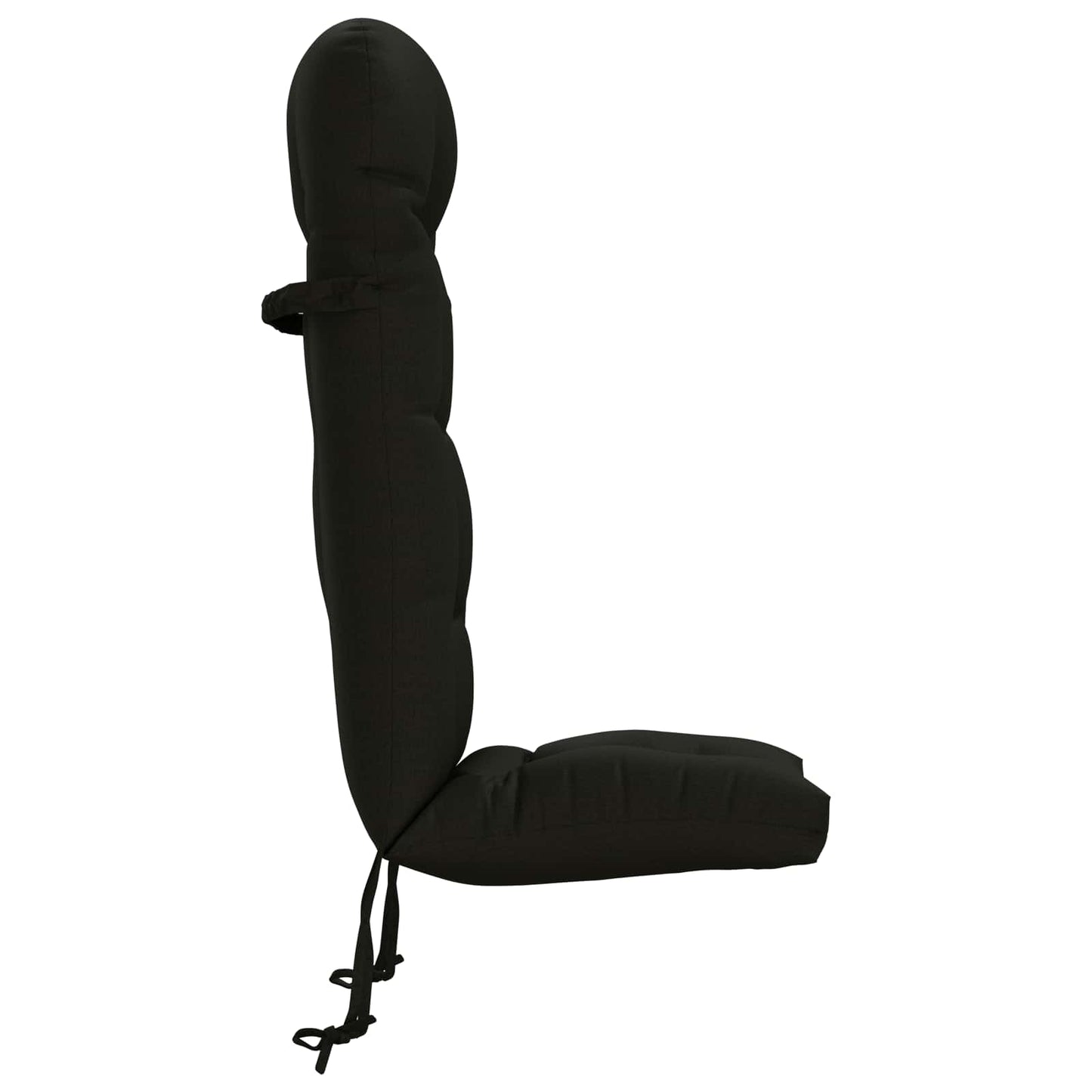 Sun Lounger Cushion PUTTEN 100% Polyester Black