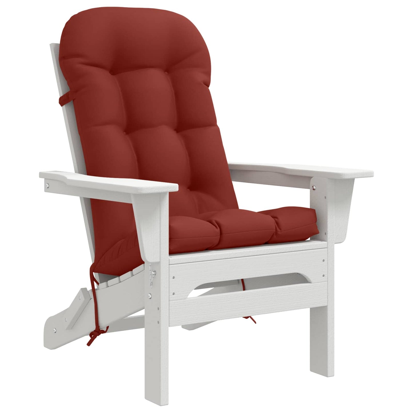 Sun Lounger Cushion PUTTEN 100% Polyester Red 48 x 112 x 10 cm