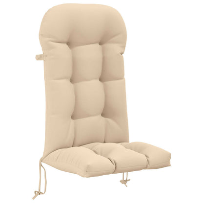 Sun Lounger Cushion PUTTEN 100% Polyester Cream