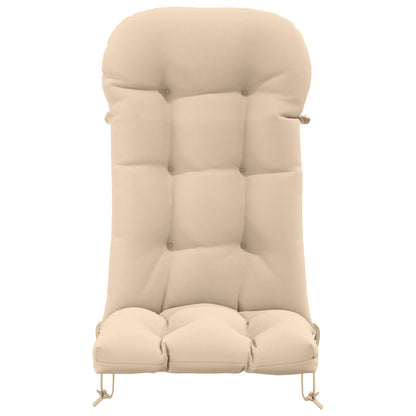 Sun Lounger Cushion PUTTEN 100% Polyester Cream