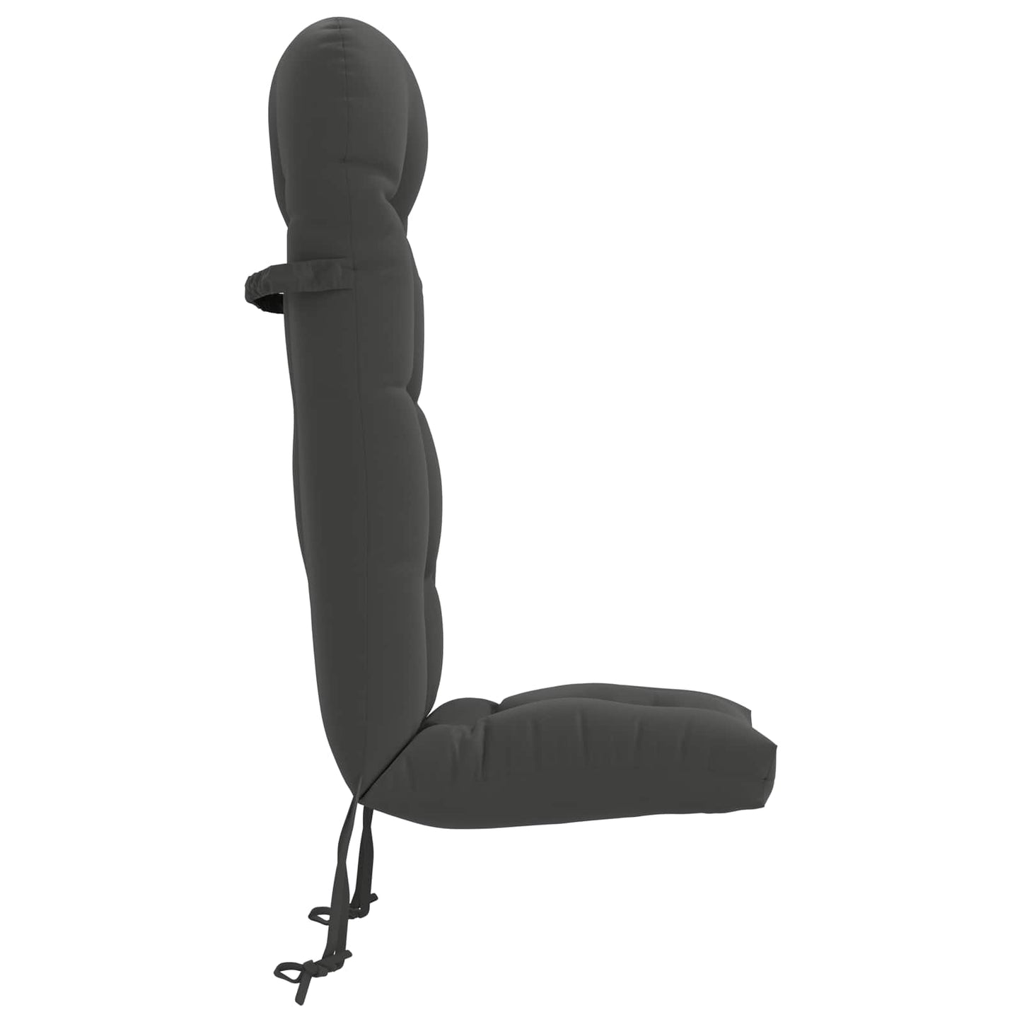 Sun Lounger Cushion PUTTEN 100% Polyester Anthracite
