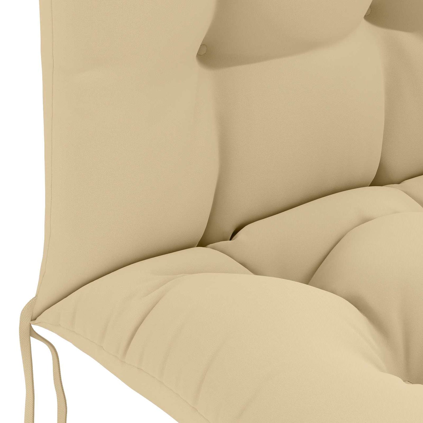 Sun Lounger Cushion PUTTEN 100% Polyester Beige
