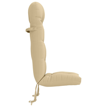 Sun Lounger Cushion PUTTEN 100% Polyester Beige