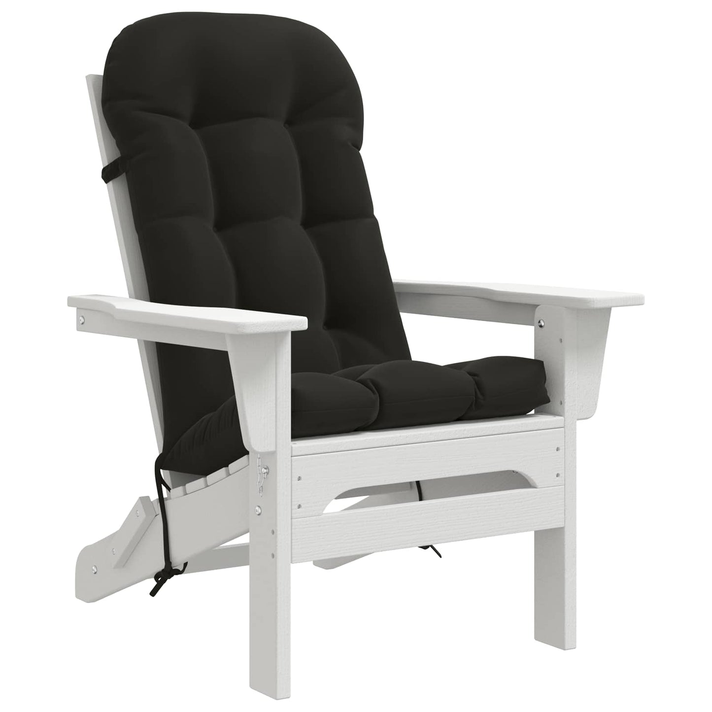 Sun Lounger Cushion PUTTEN 100% Polyester Black