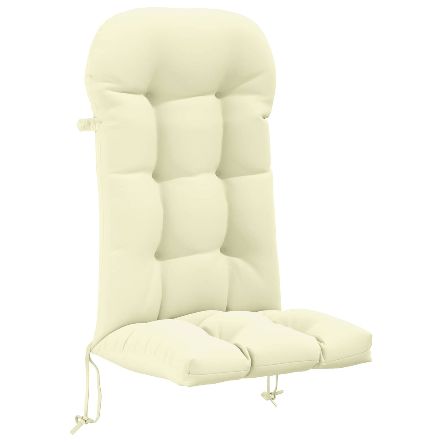 Sun Lounger Cushion PUTTEN 100% Polyester Cream