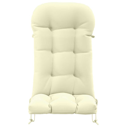Sun Lounger Cushion PUTTEN 100% Polyester Cream