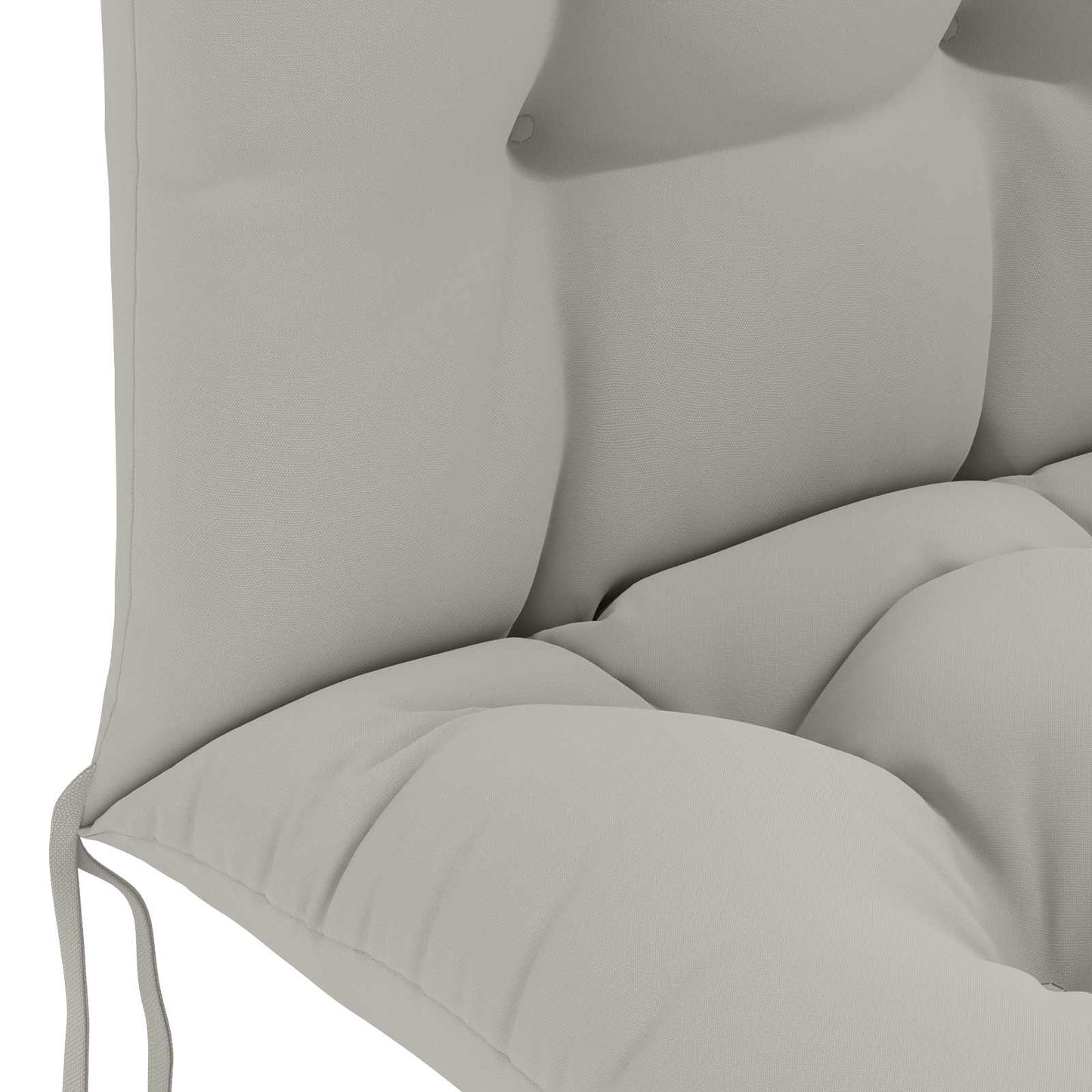 Sun Lounger Cushion PUTTEN 100% Polyester Grey 48 x 112 x 10 cm