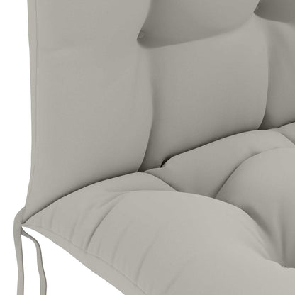 Sun Lounger Cushion PUTTEN 100% Polyester Grey 48 x 112 x 10 cm