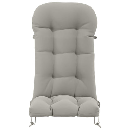 Sun Lounger Cushion PUTTEN 100% Polyester Grey 48 x 112 x 10 cm