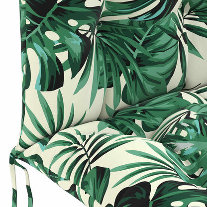 Sun Lounger Cushion PUTTEN 100% Polyester Leaf Pattern