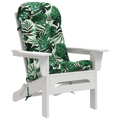 Sun Lounger Cushion PUTTEN 100% Polyester Leaf Pattern