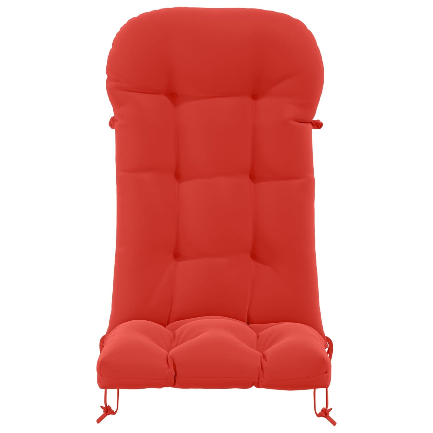 Sun Lounger Cushion PUTTEN 100% Polyester Red 48 x 112 x 10 cm