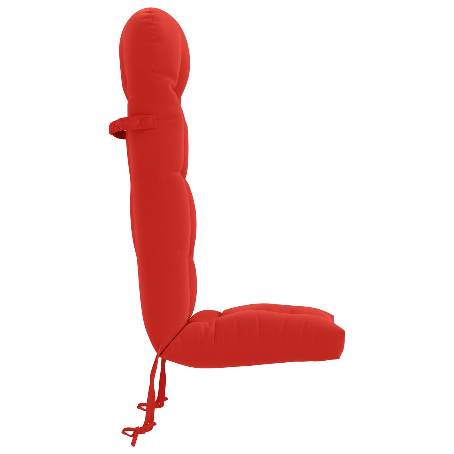 Sun Lounger Cushion PUTTEN 100% Polyester Red 48 x 112 x 10 cm
