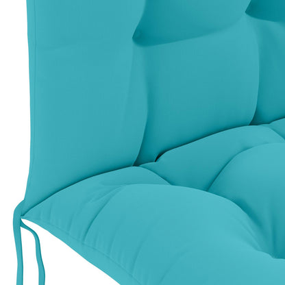 Sun Lounger Cushion PUTTEN 100% Polyester Turquoise