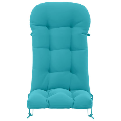 Sun Lounger Cushion PUTTEN 100% Polyester Turquoise