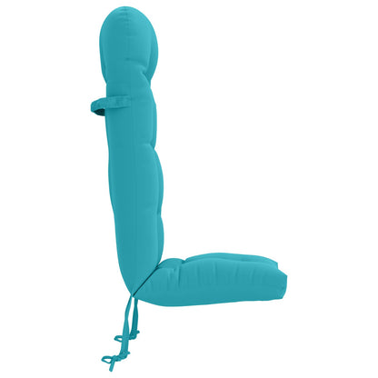 Sun Lounger Cushion PUTTEN 100% Polyester Turquoise