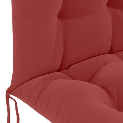 Sun Lounger Cushion PUTTEN 100% Polyester Wine Red