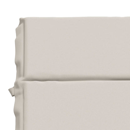 Sunlounger Cushion GEMERT 100% Polyester White 200 x 50 x 3 cm