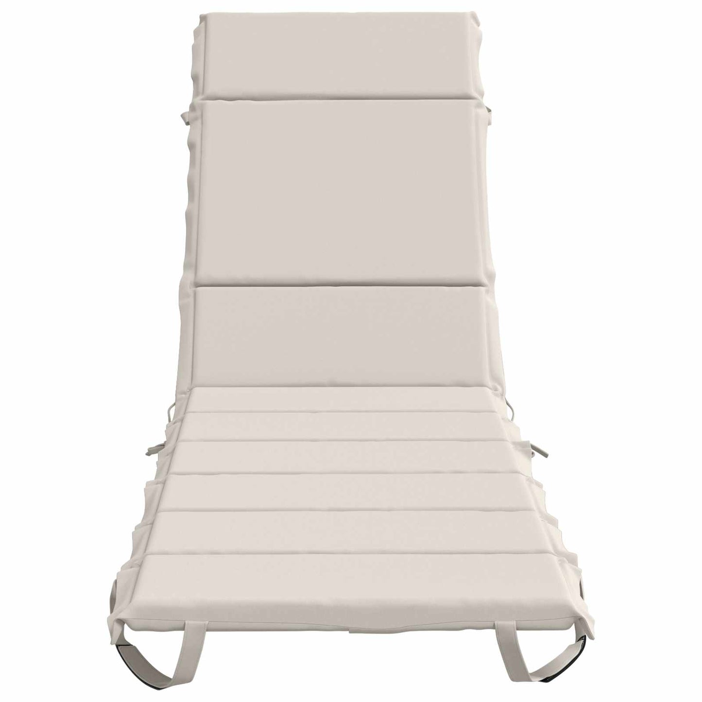 Sunlounger Cushion GEMERT 100% Polyester White 200 x 50 x 3 cm