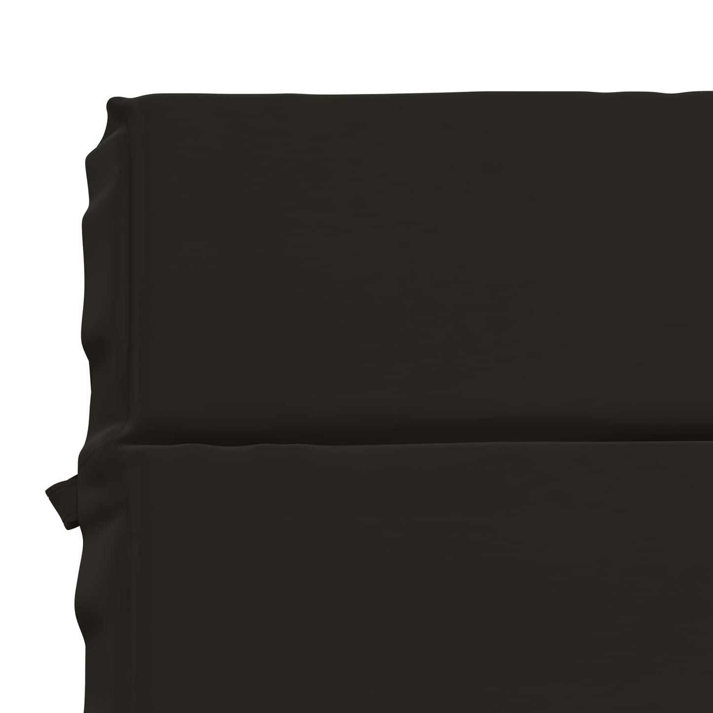Sunlounger Cushion GEMERT 100% Polyester Black 200 x 50 x 3 cm